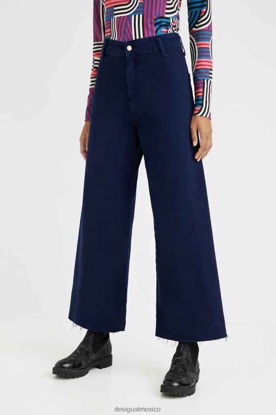 Desigual mujer vaqueros culotte capri VZ26R0813 ropa