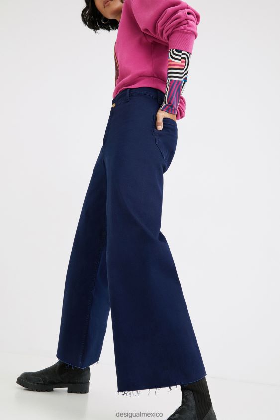 Desigual mujer vaqueros culotte capri VZ26R0813 ropa
