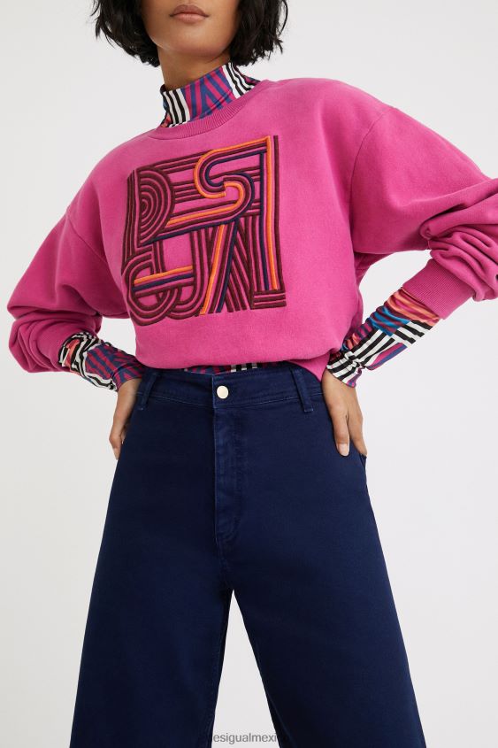 Desigual mujer vaqueros culotte capri VZ26R0813 ropa