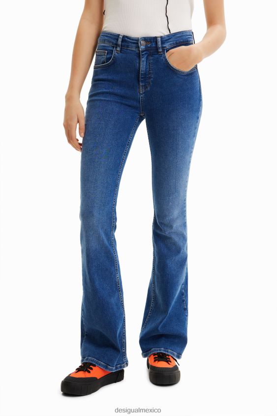 Desigual mujer vaqueros largos acampanados VZ26R0996 ropa