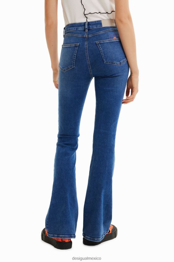 Desigual mujer vaqueros largos acampanados VZ26R0996 ropa
