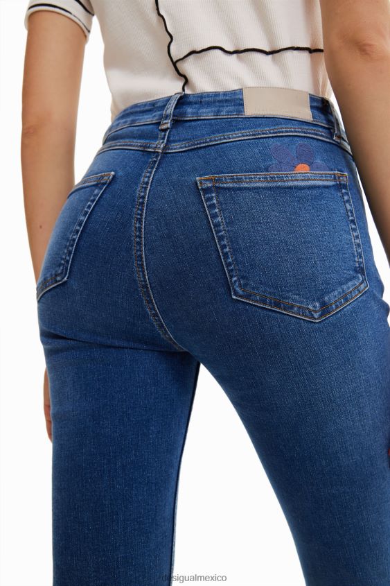 Desigual mujer vaqueros largos acampanados VZ26R0996 ropa