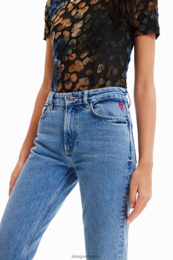 Desigual mujer vaqueros rectos VZ26R0456 ropa