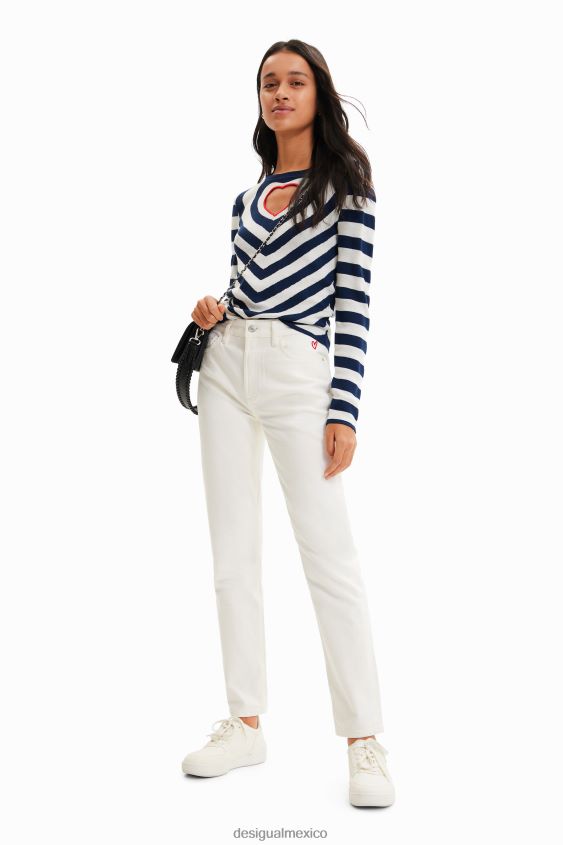 Desigual mujer vaqueros rectos VZ26R0566 ropa