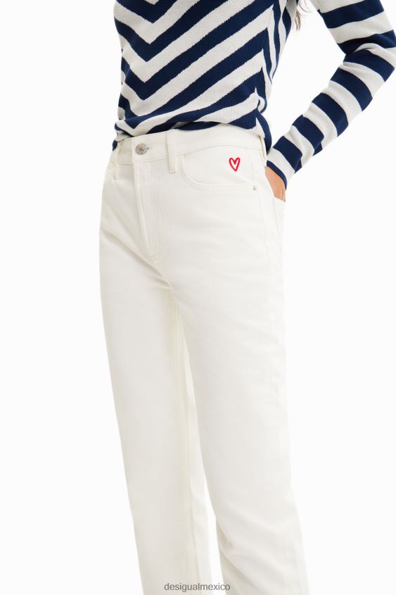 Desigual mujer vaqueros rectos VZ26R0566 ropa