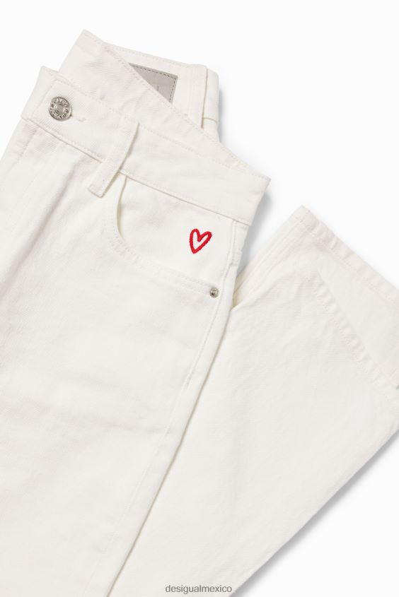 Desigual mujer vaqueros rectos VZ26R0566 ropa