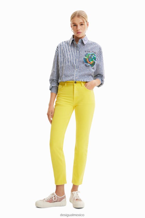 Desigual mujer vaqueros rectos VZ26R0903 ropa