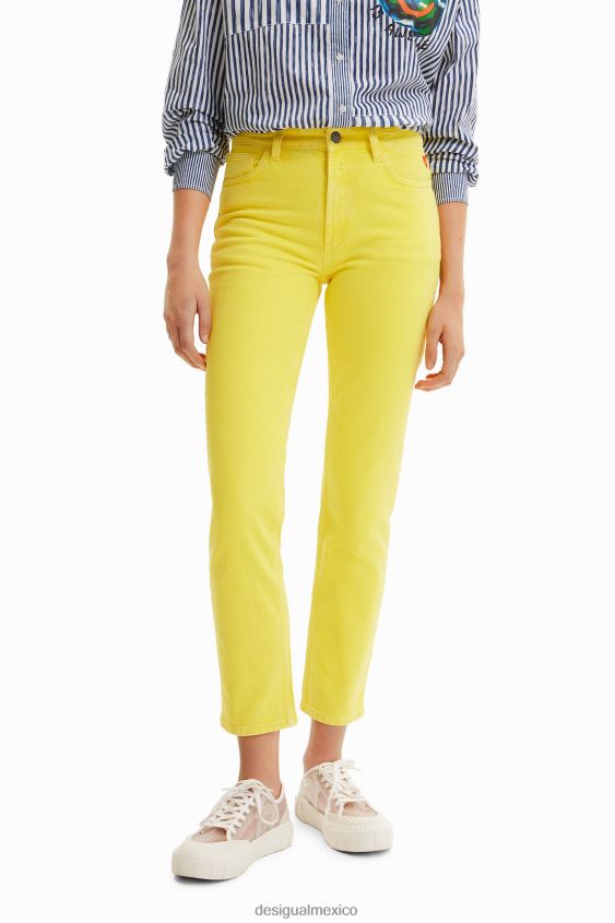 Desigual mujer vaqueros rectos VZ26R0903 ropa