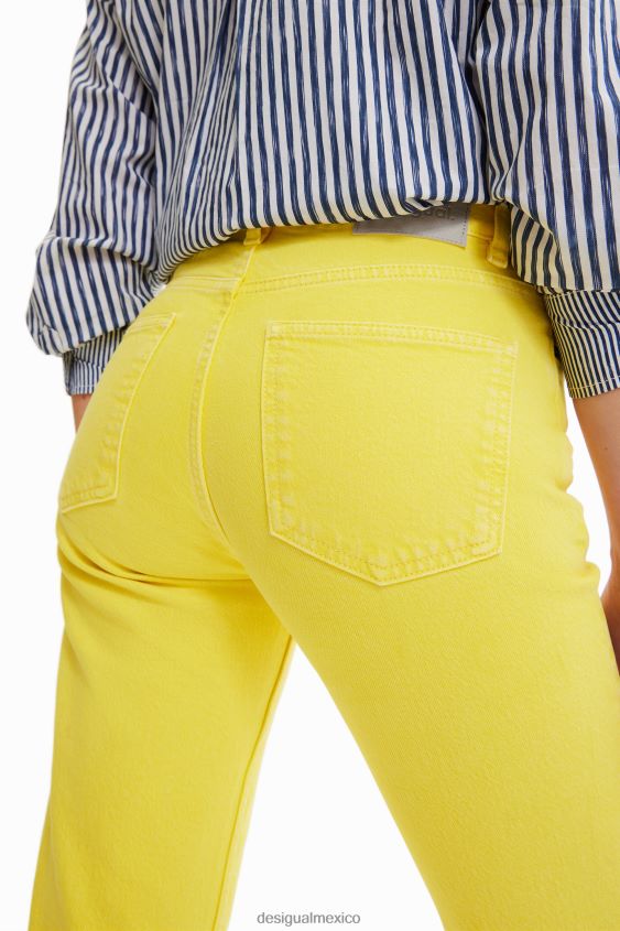 Desigual mujer vaqueros rectos VZ26R0903 ropa