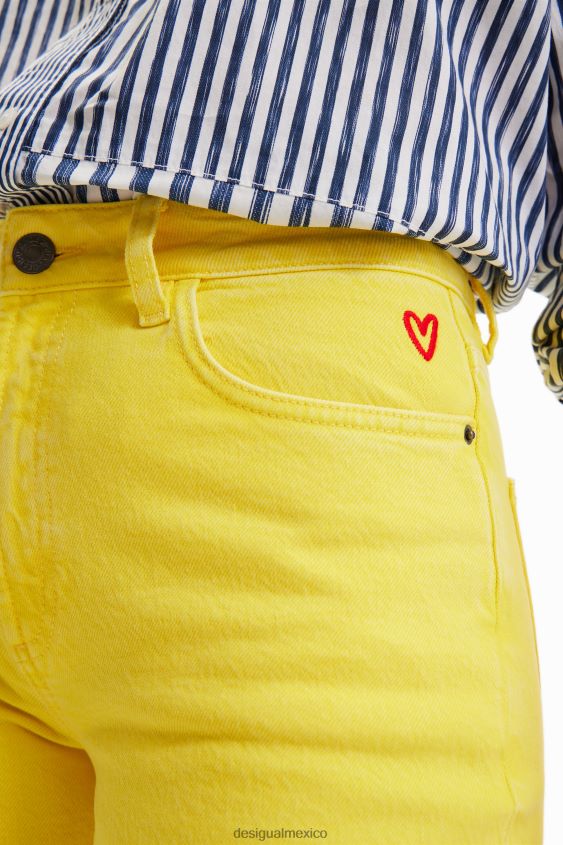 Desigual mujer vaqueros rectos VZ26R0903 ropa