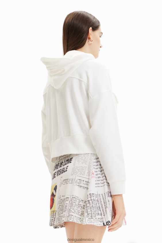 Desigual mujer sudadera con bolsillos oversize VZ26R0337 ropa
