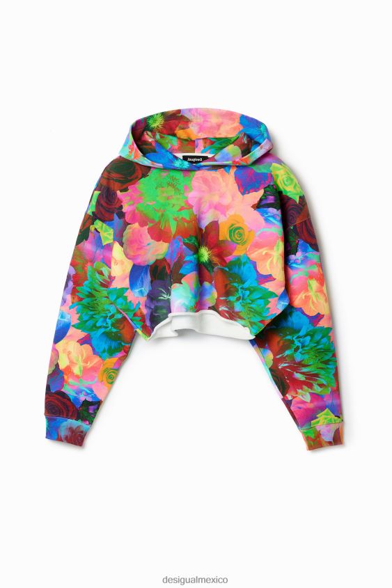 Desigual mujer sudadera con capucha corta y extragrande VZ26R0500 ropa