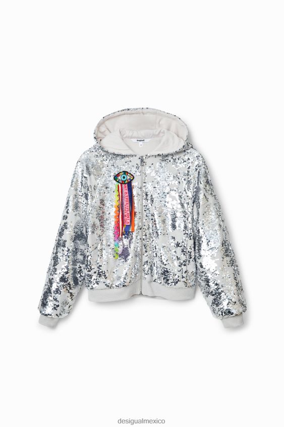 Desigual mujer sudadera con capucha y lentejuelas de johnson hartig VZ26R01098 ropa