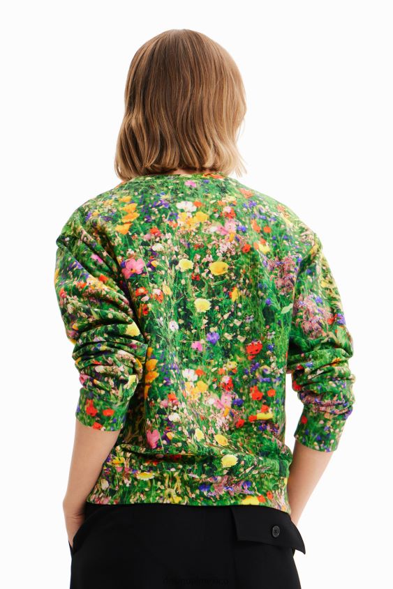 Desigual mujer sudadera con estampado floral VZ26R0292 ropa