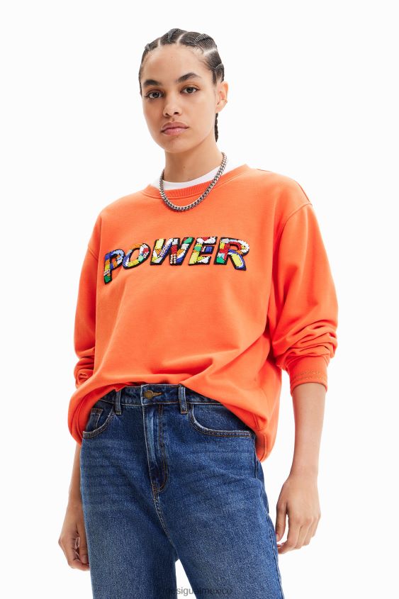 Desigual mujer sudadera con parche de poder VZ26R0422 ropa