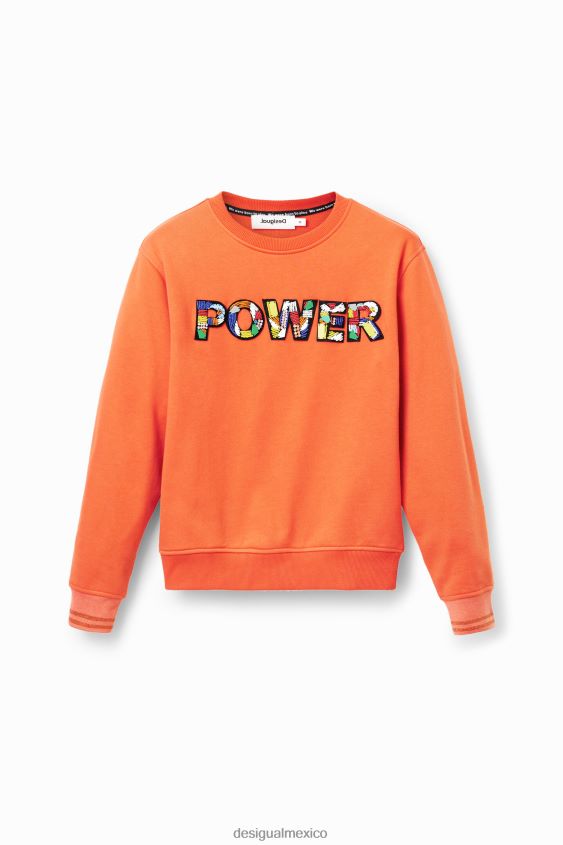 Desigual mujer sudadera con parche de poder VZ26R0422 ropa