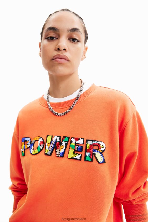 Desigual mujer sudadera con parche de poder VZ26R0422 ropa