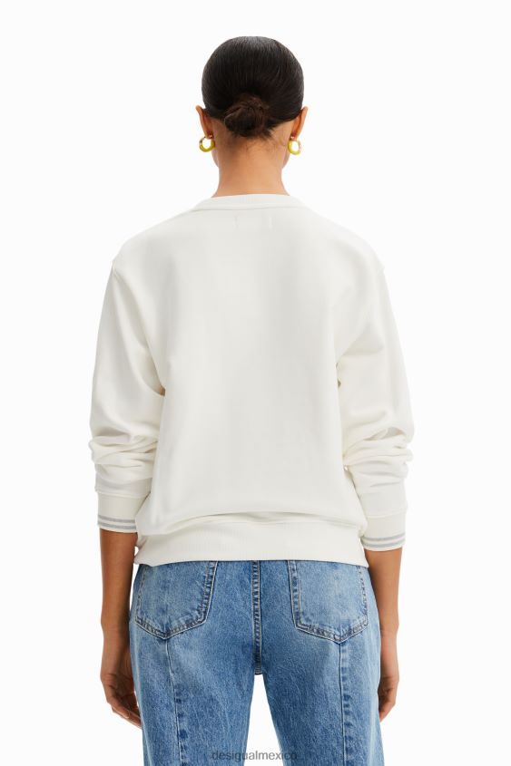 Desigual mujer sudadera con parche de poder VZ26R0795 ropa
