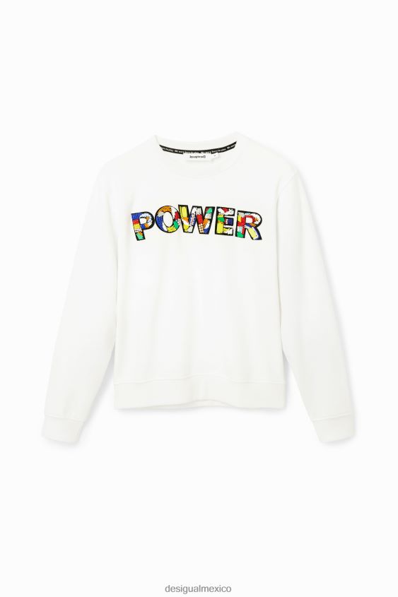 Desigual mujer sudadera con parche de poder VZ26R0795 ropa