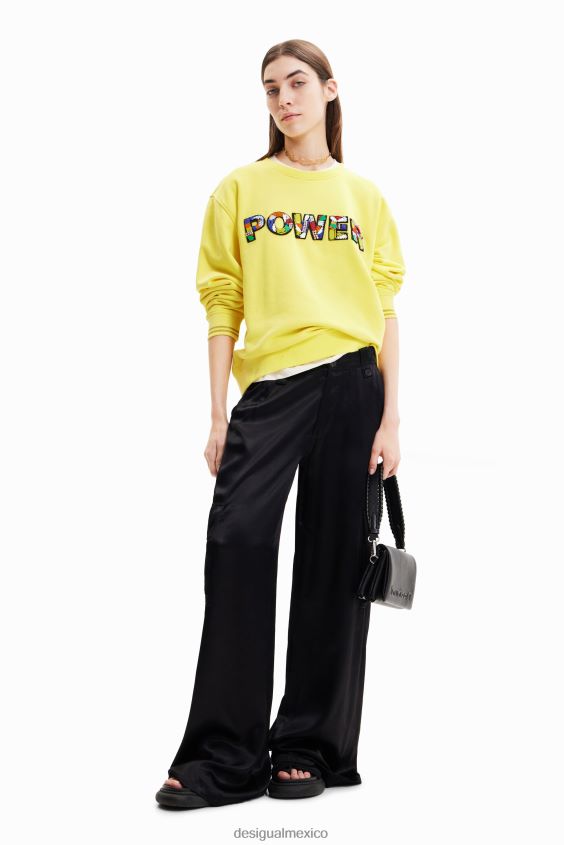 Desigual mujer sudadera con parche de poder VZ26R0919 ropa