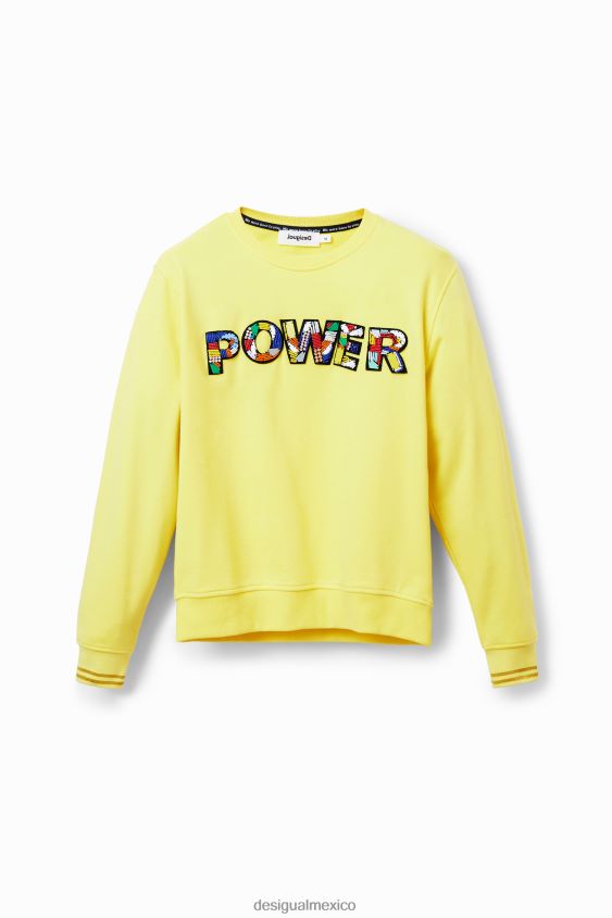 Desigual mujer sudadera con parche de poder VZ26R0919 ropa