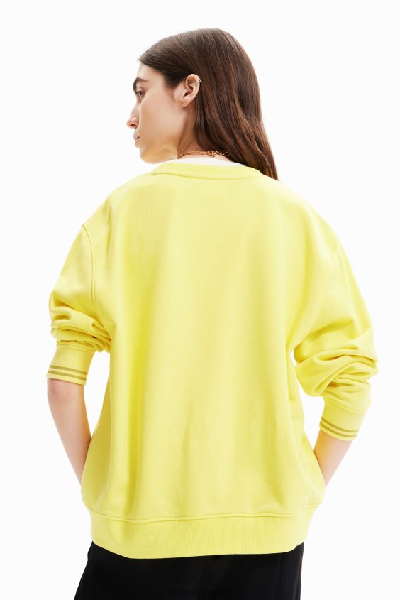 Desigual mujer sudadera con parche de poder VZ26R0919 ropa