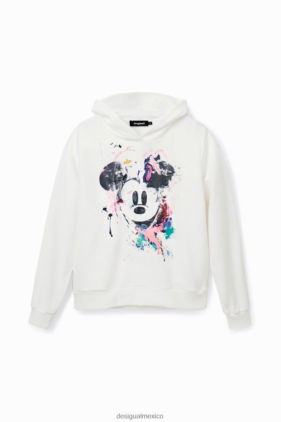 Desigual mujer sudadera con salpicaduras de mickey mouse de disney VZ26R0391 ropa