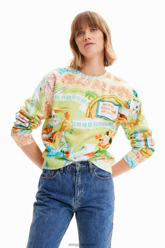 Desigual mujer sudadera de la película bugs bunny VZ26R0612 ropa