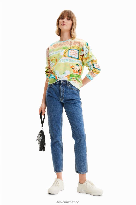 Desigual mujer sudadera de la película bugs bunny VZ26R0612 ropa