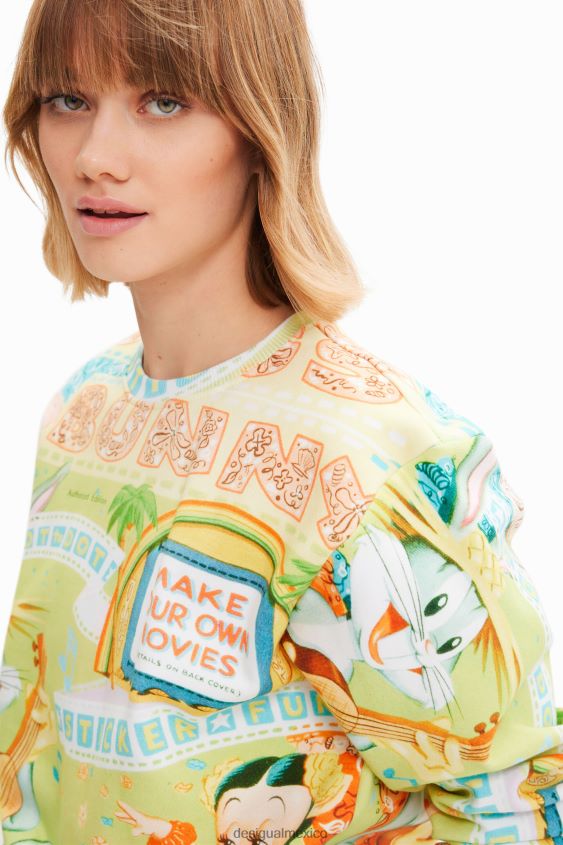 Desigual mujer sudadera de la película bugs bunny VZ26R0612 ropa