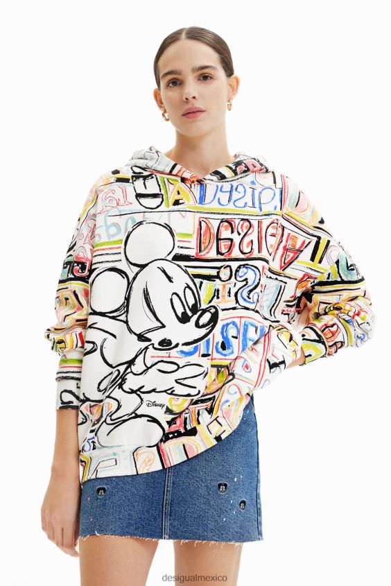 Desigual mujer sudadera disney mickey mouse ilustración VZ26R0920 ropa