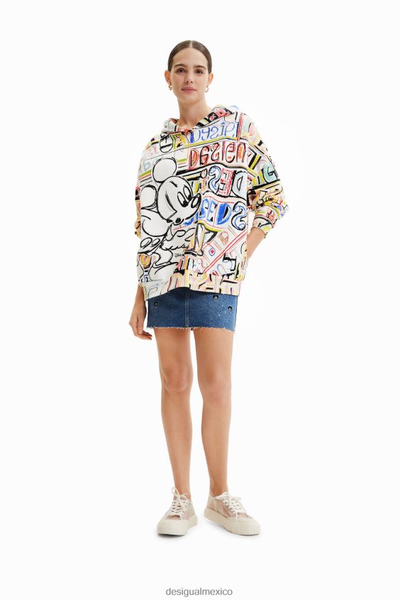 Desigual mujer sudadera disney mickey mouse ilustración VZ26R0920 ropa