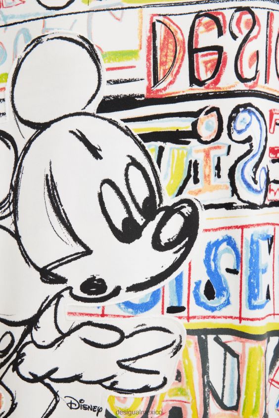Desigual mujer sudadera disney mickey mouse ilustración VZ26R0920 ropa
