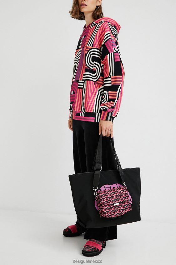 Desigual mujer sudadera larga oversize con capucha VZ26R01129 ropa