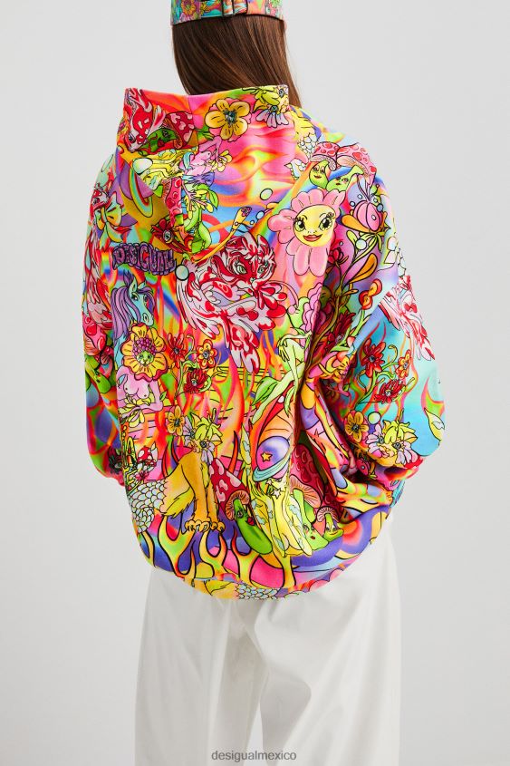 Desigual mujer sudadera oversize con capucha VZ26R01030 ropa