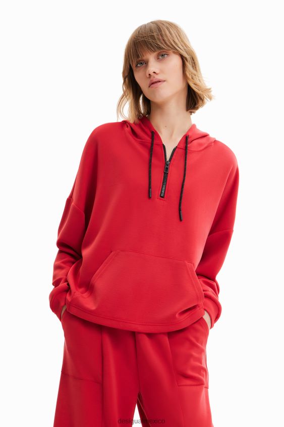 Desigual mujer sudadera oversize con capucha y tacto suave VZ26R0392 ropa