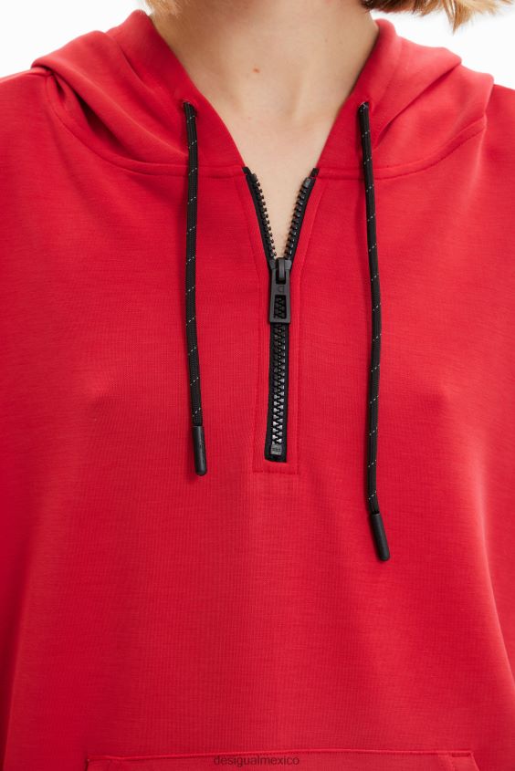 Desigual mujer sudadera oversize con capucha y tacto suave VZ26R0392 ropa