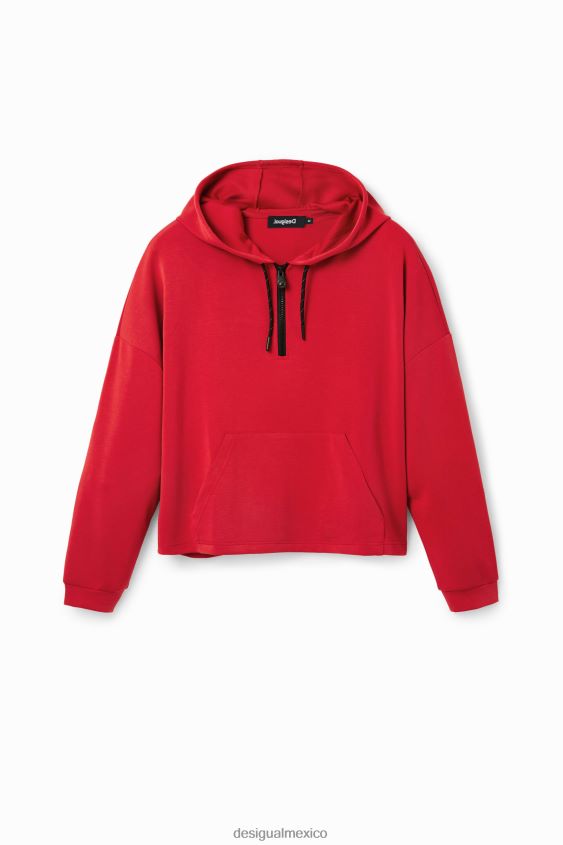 Desigual mujer sudadera oversize con capucha y tacto suave VZ26R0392 ropa