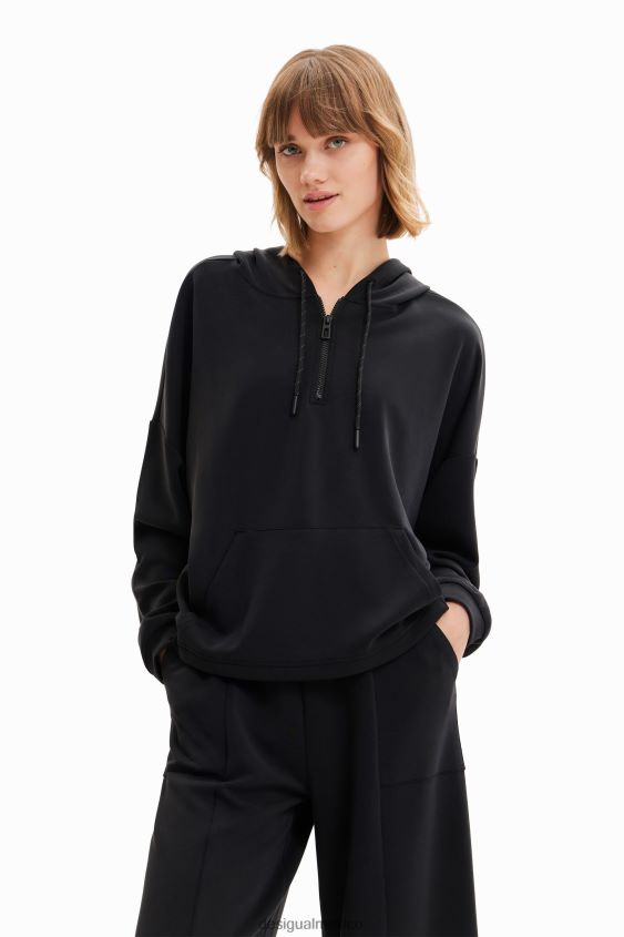 Desigual mujer sudadera oversize con capucha y tacto suave VZ26R0910 ropa