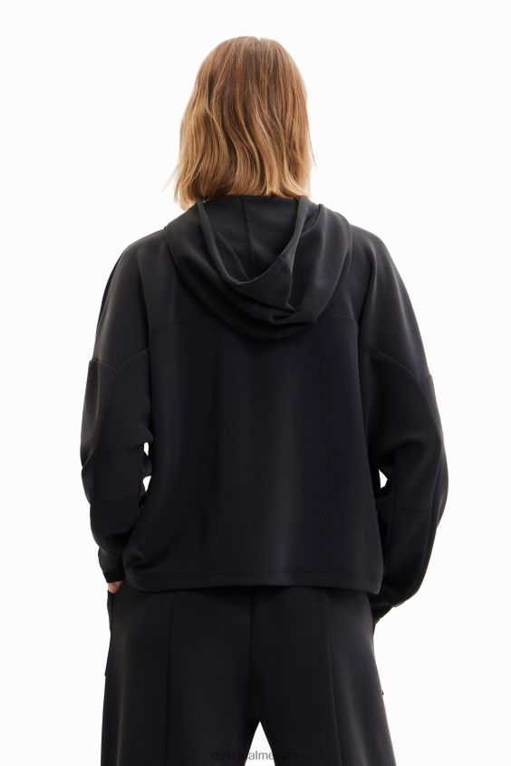 Desigual mujer sudadera oversize con capucha y tacto suave VZ26R0910 ropa