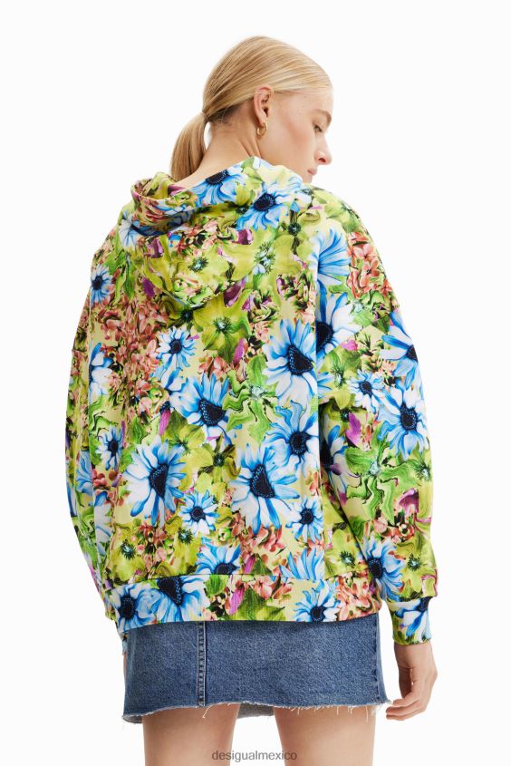 Desigual mujer sudadera oversize con estampado floral VZ26R0342 ropa