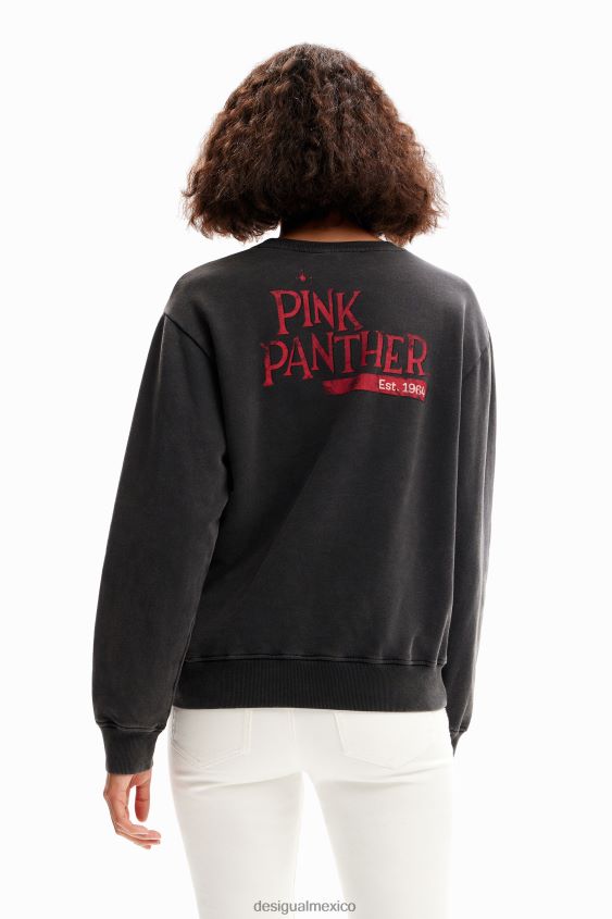 Desigual mujer sudadera pantera rosa desgastada VZ26R0481 ropa