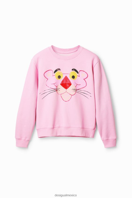 Desigual mujer sudadera pantera rosa desgastada VZ26R0952 ropa