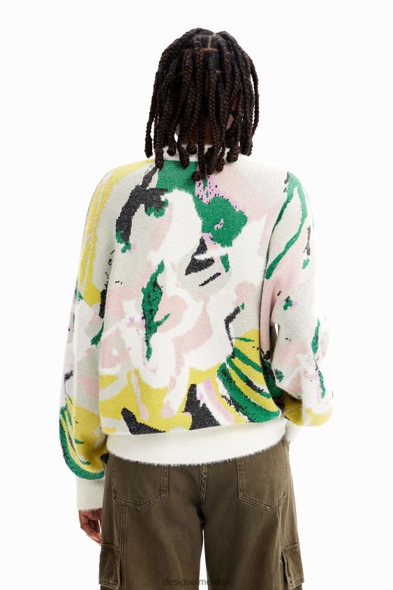 Desigual mujer jersey artístico extragrande VZ26R0210 ropa