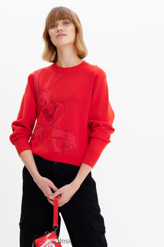 Desigual mujer jersey con bordado de bugs bunny VZ26R0801 ropa