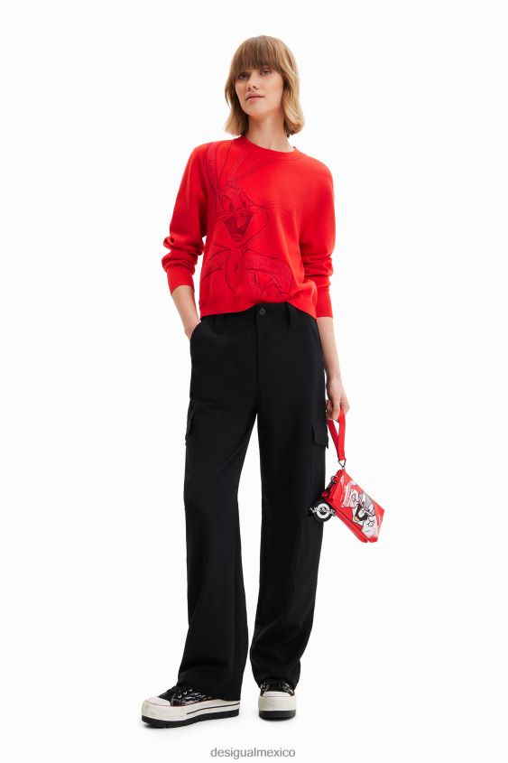 Desigual mujer jersey con bordado de bugs bunny VZ26R0801 ropa