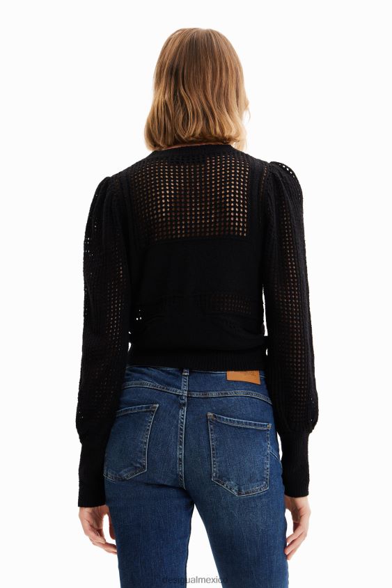 Desigual mujer jersey con corsé de punto VZ26R0440 ropa