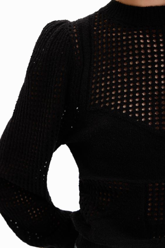 Desigual mujer jersey con corsé de punto VZ26R0440 ropa