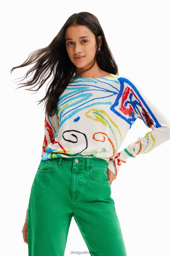 Desigual mujer jersey de ilustración VZ26R0972 ropa