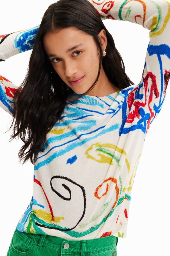 Desigual mujer jersey de ilustración VZ26R0972 ropa